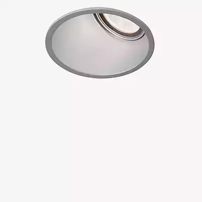 Wever & Ducré Deep Adjust 1.0 LED Einbaustrahler asymmetrisch, Silber, dimmbar mit Dim to Warm Funktion - Bild 1