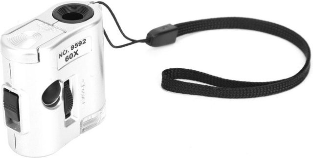 TOMTOP Lupe, LED, silver - Bild 1