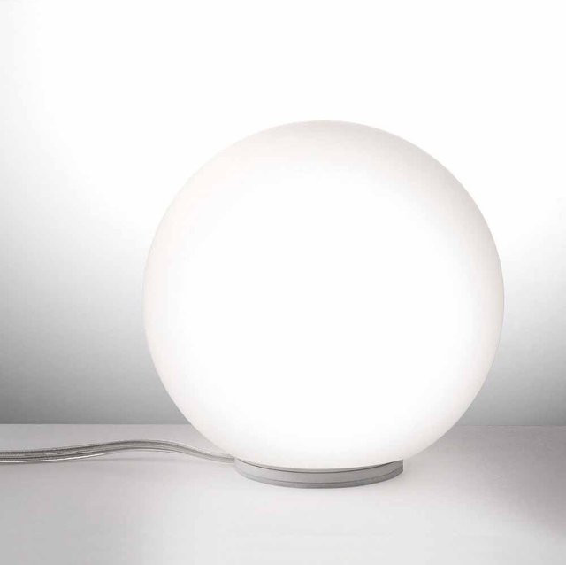 Artemide Dioscuri 42 Tavolo Tischleuchte in Weiß mit Opalglas - Bild 1