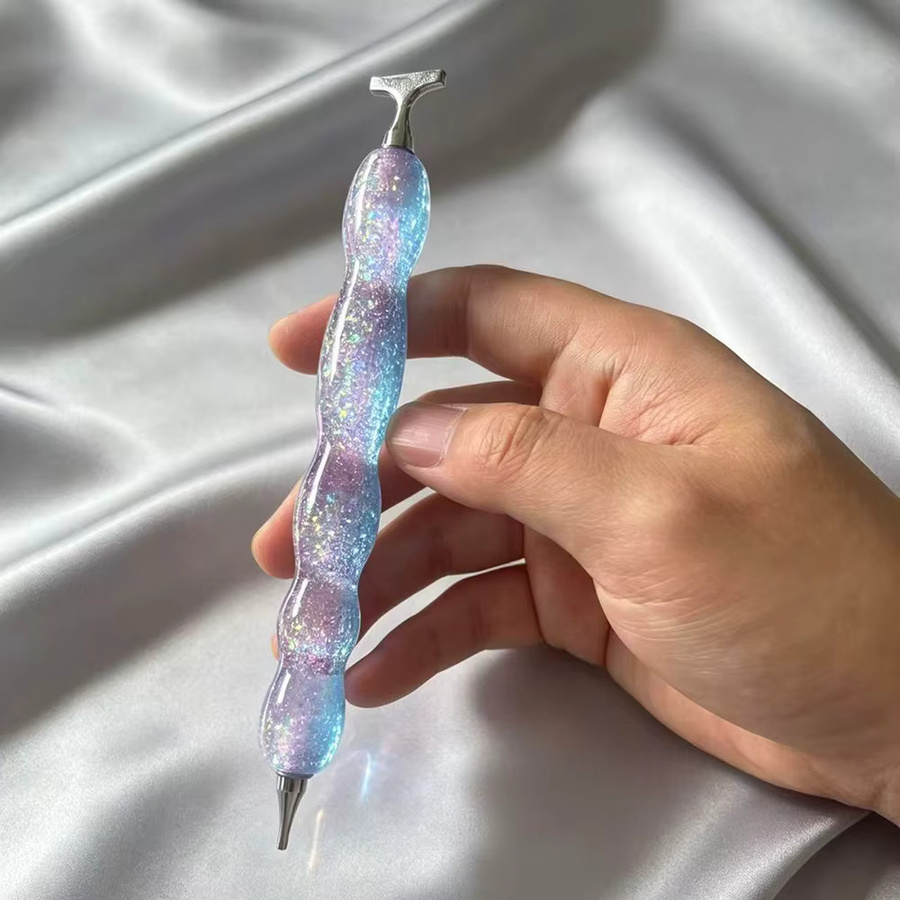 HOMFUN Diamant-Malstifte in Rosa und Blau mit Metall-Schraubgewinde-Spitzen für Diamant-Stickerei - Bild 2