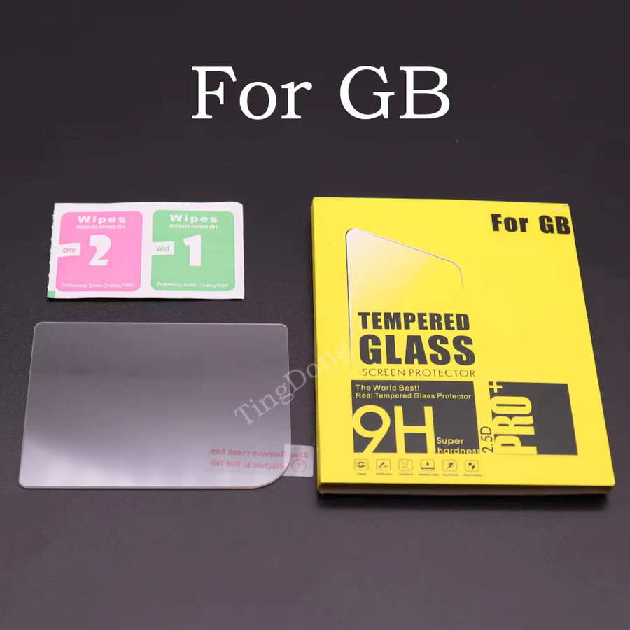 TingDong Kratzfester Bildschirmschutz aus gehärtetem Glas für Gameboy Advance GBA, Gameboy Color GBC, Gameboy Pocket GBP und GBA SP in Transparent - Bild 2