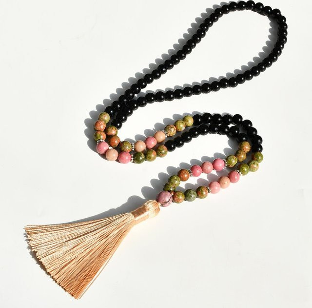 Lucky Star Jewelry Halskette, Naturstein, Zirkonia, Bunt, Damen - Bild 1