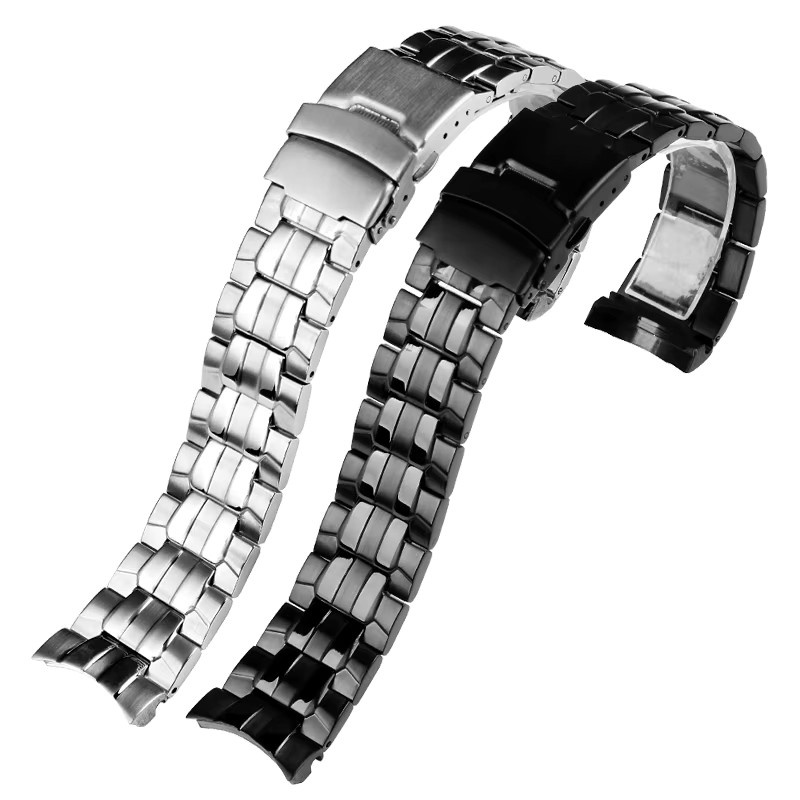 Casio Uhrenarmband Edelstahl, Silber, Herren, 22 mm - Bild 4