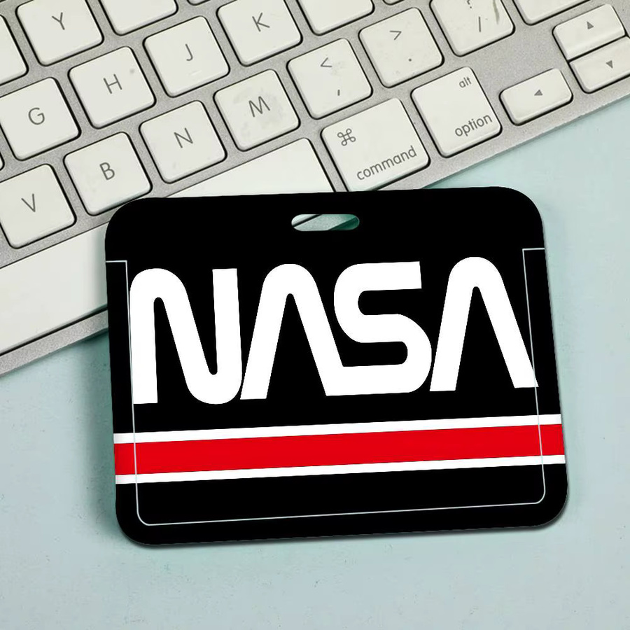 N-NASA-A Kartenhalter für Firmenmitarbeiter-Ausweise und ID-Karten aus Kunststoff in Schwarz - Bild 5