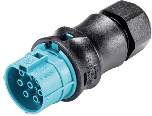 Wieland Electric 96.171.0053.6 Steckverbinder in Türkis und Multicolour - Bild 1