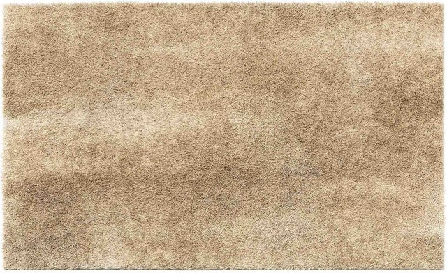 Badematte ELYSIA Beige Rechteckig aus Polyester mit rutschfester und schnelltrocknender Oberfläche B/T: 60 x 100 cm - Bild 1