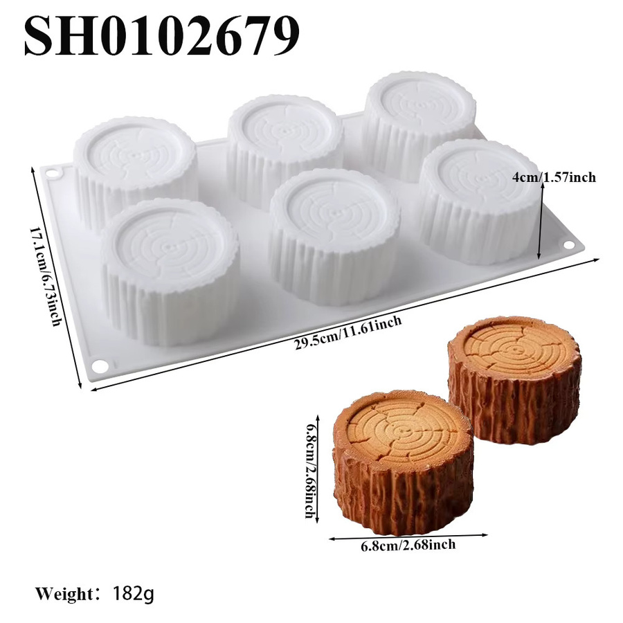 SHENHONG Silikon Kuchenform für Mousse und Dessert im Stumpf-Design - Bild 2