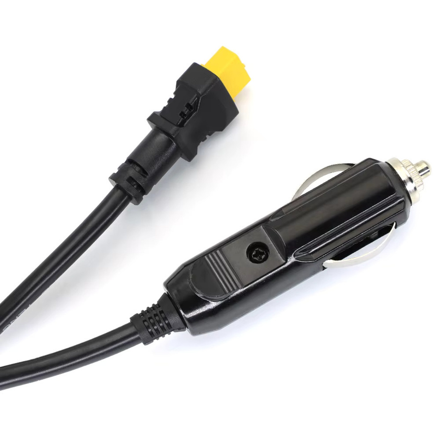 JCD XT60 Ladekabel für Auto-Zigarettenanzünder 12V 24V mit USB-C in Schwarz - Bild 2