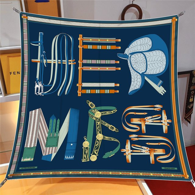 Xinyao Brothers Schal Seide, 90 cm, Damen - Bild 1