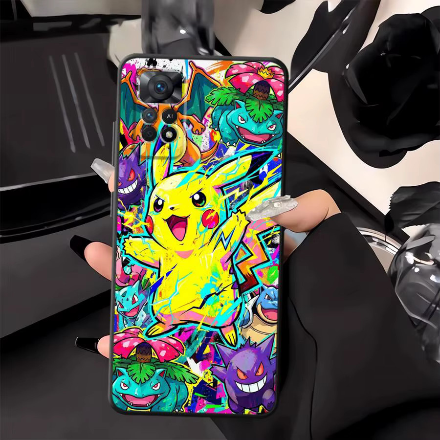 Funda Handyhülle mit Hot Comic Pokemon Art für Xiaomi Redmi Note Serie in Multicolour - Bild 2