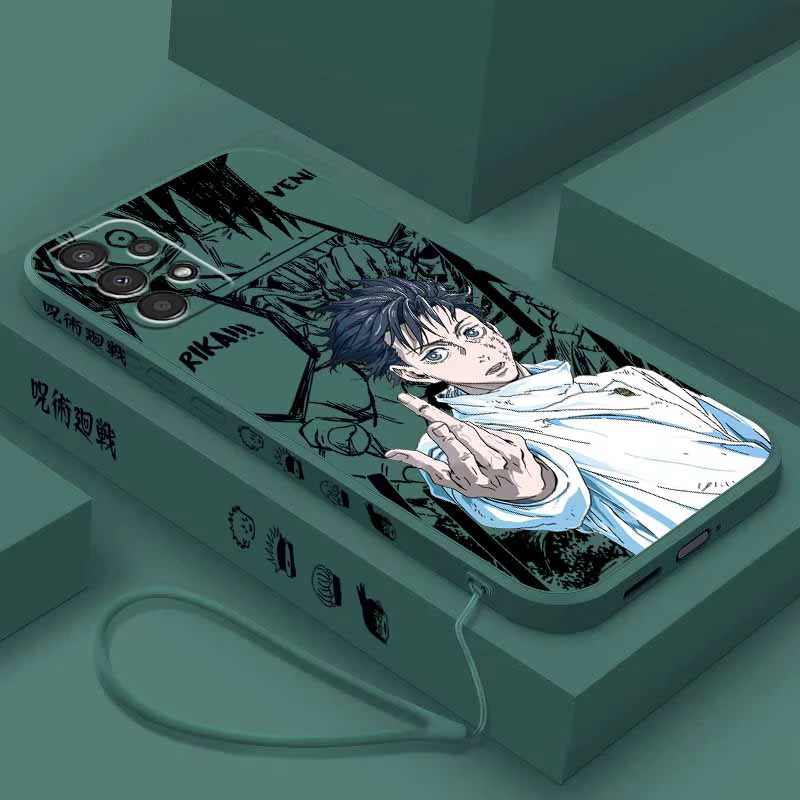 Jujutsu Kaisen Anime Handyhülle für Samsung Galaxy S26 S25 S24 S23 S22 S21 S20 Ultra Plus Lite mit Liquid Rope Design - Bild 2