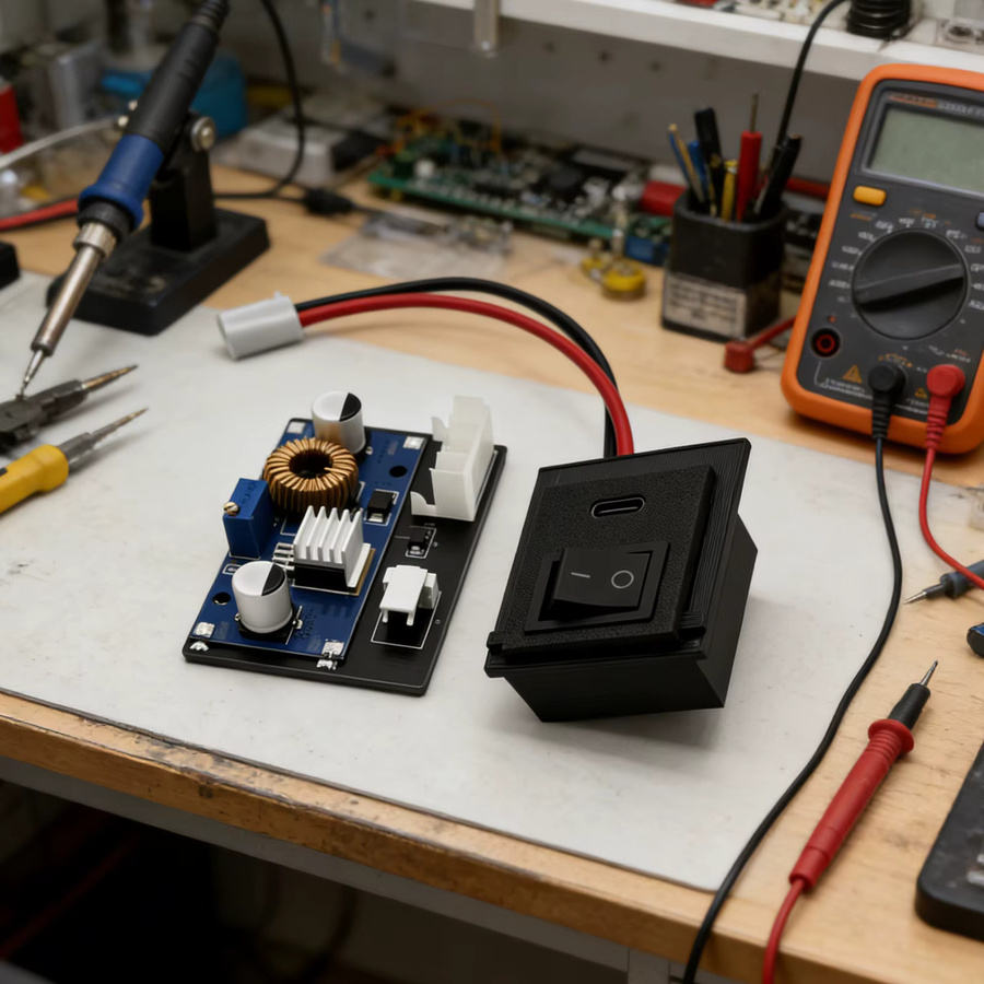 ALLOET Ersatz-Typ-C-Netzteilmodul für PS2 Fat Konsole mit PD 3.0 Unterstützung und USB-C Anschluss - Bild 4