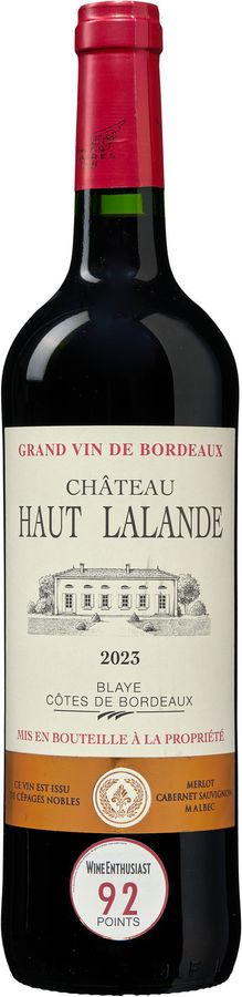 Château Haut Lalande Rotwein Bordeaux (Cabernet Sauvignon/Malbec/Merlot), 0,75 l - Bild 2