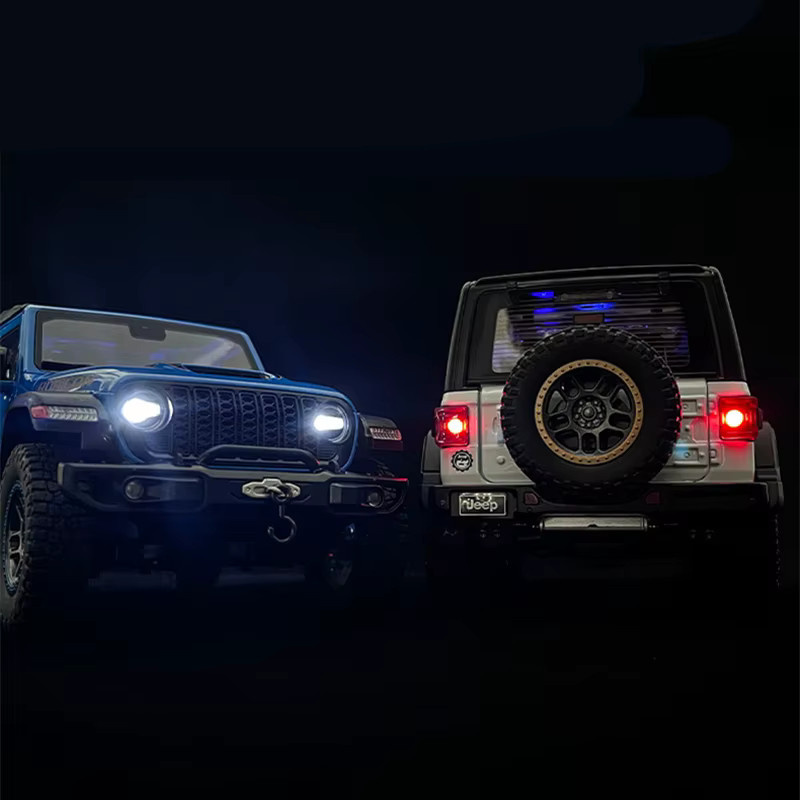 MAKEDA Jeeps Wrangler Rubicon, Modellauto, 1:18, Metall, mit Licht und Sound - Bild 1