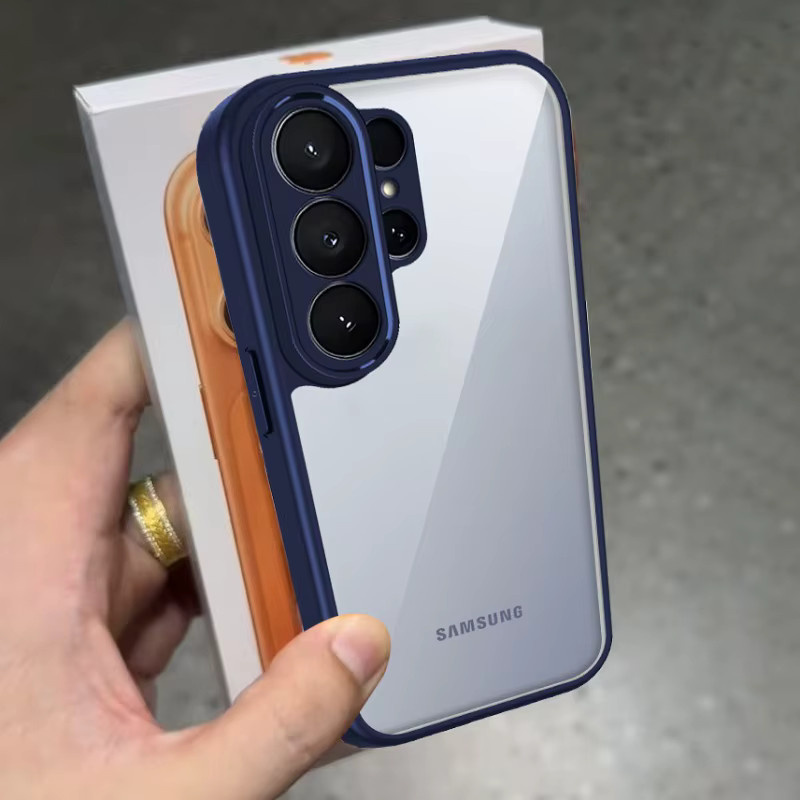 Transparente Matte Acryl Schutzhülle für Samsung Galaxy S26 S25 S24 S23 S22 Ultra Plus FE und weitere Modelle - Bild 1