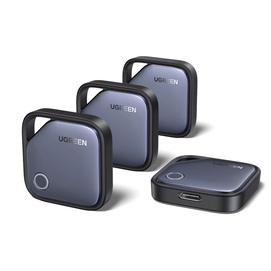 UGREEN Smart Finder Bluetooth-Tracker-Karte für Apple Find My und Find Hub App, Grau - Bild 1