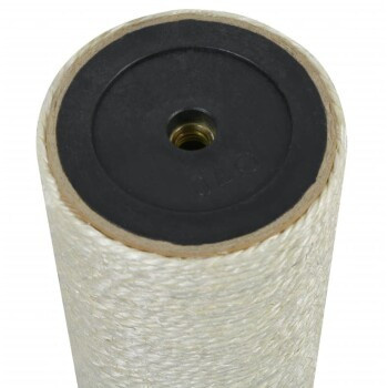 vidaXL Katzen-Kratzsäule aus Sisal in Beige, B/T/H: 8 x 8 x 20 cm - Bild 2