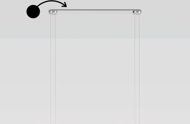 Serien Lighting Baldachinprofil aus Aluminium in Schwarz - Bild 1