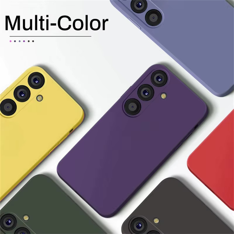 Luxuriöse Sandgestrahlte TPU-Handyhülle für Samsung Galaxy mit Hautgefühl-Optik in Schwarz oder Lila - Bild 4
