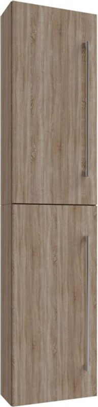 VCM Hochschrank Badinos Badezimmerschrank aus Holz in Eiche, B/T/H: 33 x 22 x 150 cm - Bild 3