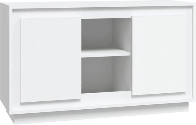 vidaXL Sideboard Weiß aus Holzwerkstoff im klassischen Design B/T/H: 102 x 35 x 60 cm - Bild 1