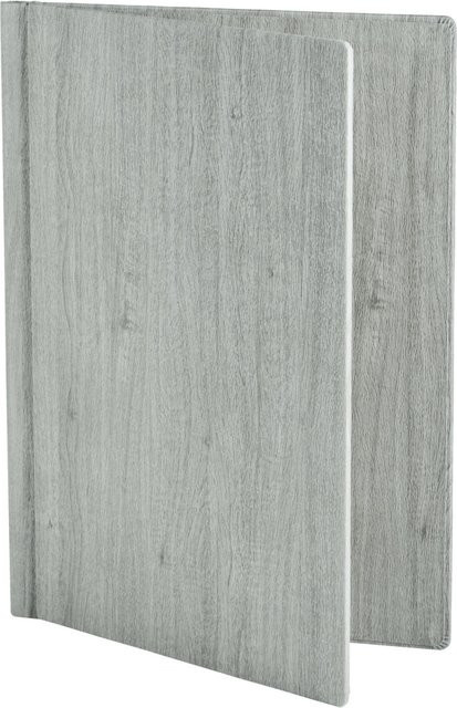 VEGA Klemmbinder Calgary A4 ohne Prägung in Grau, B/H: 22,5 x 30,5 cm - Bild 1