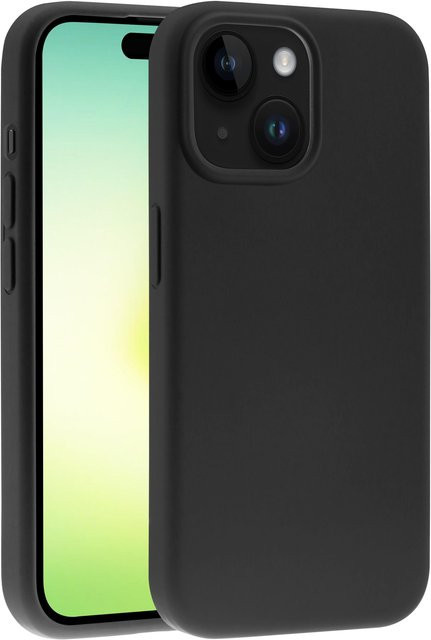 Vivanco Mag Hype Cover Handyhülle für iPhone 15 Plus mit Magnetic Wireless Charging Support, Schwarz - Bild 1