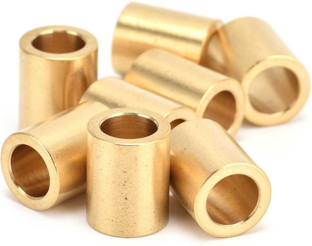 8 Stück selbstschmierende Messinghülse von Painter in Gold, B/T/H: 12 x 8 x 15 mm - Bild 1