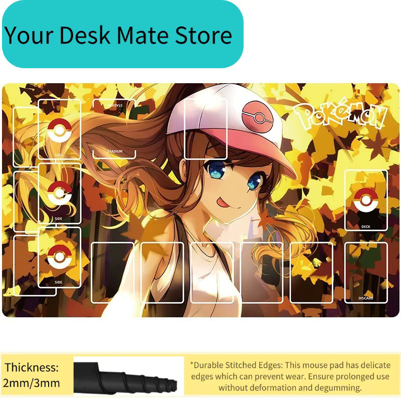 Potdemiel Pokémon Kampfkarten-Matte, Glurak, Zubehör, Bunt / Mehrfarbig - Bild 2