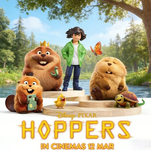 Bandai Disney Hoppers Beavers Transform Actionfiguren-Set, 8-teilig - Bild 1
