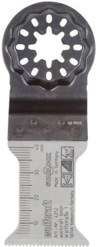 Wolfcraft Bimetall Tauchsägeblatt für Holz und Kunststoff, Silber, Durchmesser: 35 mm - Bild 1