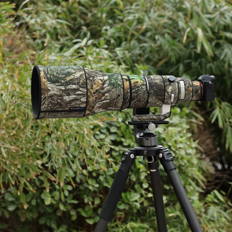 ROLANPRO Camouflage-Objektivmantel für Sigma 300–600 mm F4 DG OS Sport, wasserdichte Objektiv-Schutzhülle in Multicolour - Bild 2