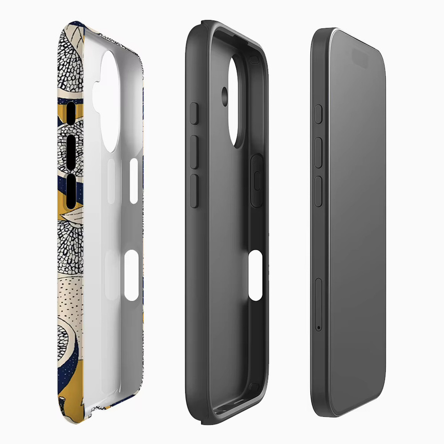 Handyhülle Lemon Slice Tapisserie für iPhone 17 16 15 14 13 12 11 Pro Max Plus mit doppelschichtiger Rückseite in Multicolour - Bild 2