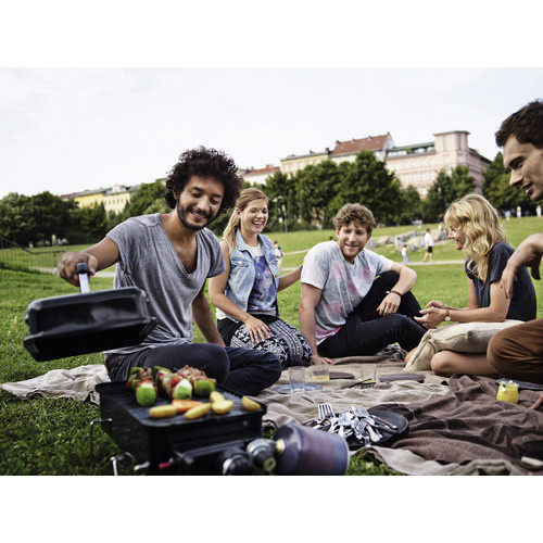 Weber Gasgrill Go-Anywhere in Schwarz mit Piezo-Zündung und Tragegriff - Bild 2