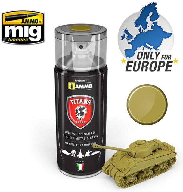 Titans Hobby Desert Yellow Matt Primer, Gelb - Bild 1