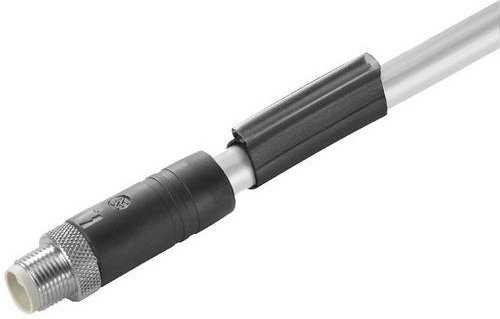 Weidmüller Sensor-Aktor-Anschlussleitung M12 Stecker, 5-polig, Schwarz, Länge: 1,50 m - Bild 1
