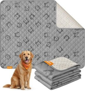 FEANDREA wasserdichte Hundedecke als Autoschondecke und Sofaschutz, Farbe: Grau, Größe: L - Bild 1