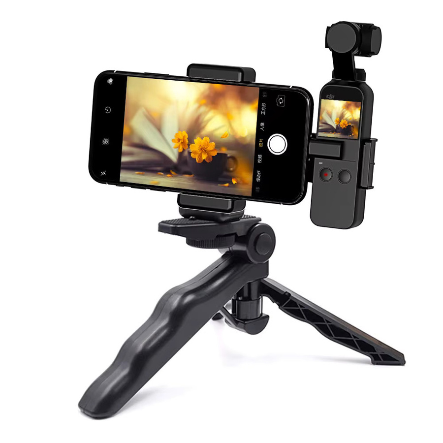 DJI Osmo Handy Sicherung Clip Halterung für Desktop Stativ und Handheld Gimbal in Schwarz - Bild 3