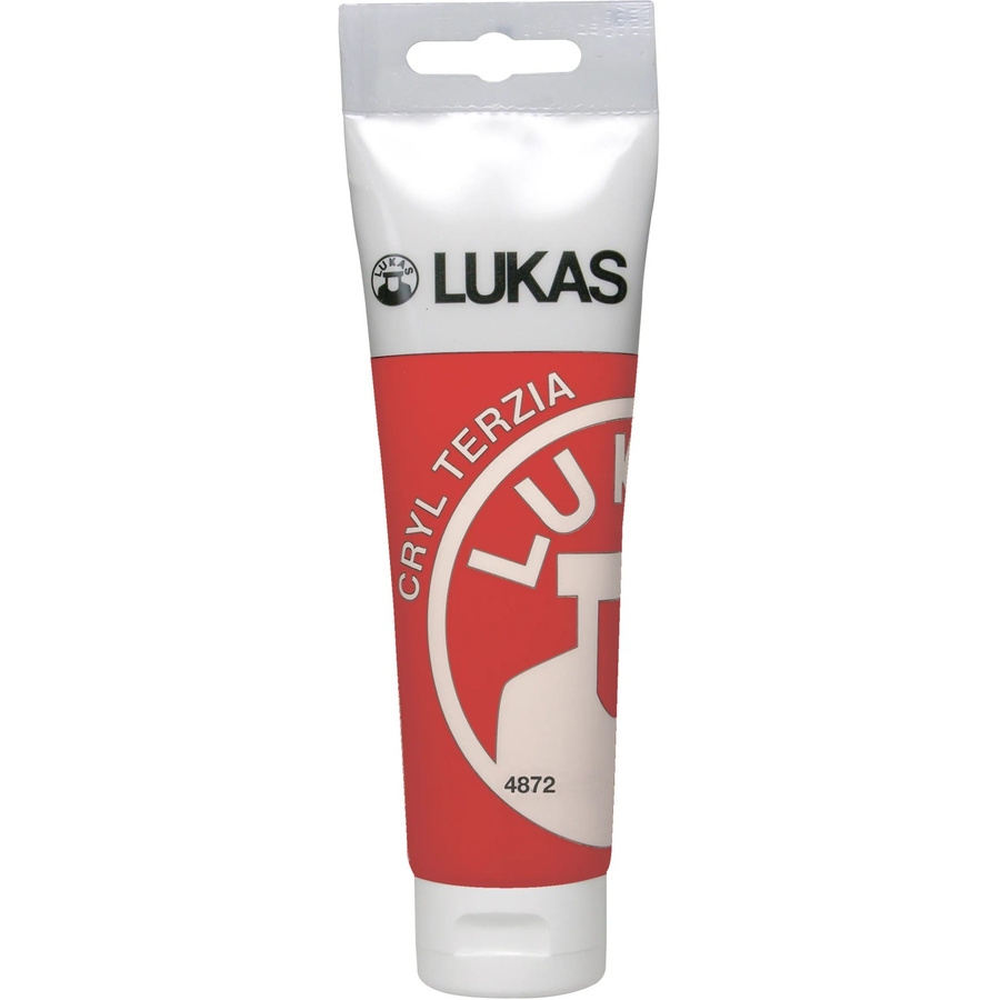 Lukas Cryl Terzia Acrylfarbe Studien-Qualität Kadmiumrot hell (imit.) 125 ml - Bild 2