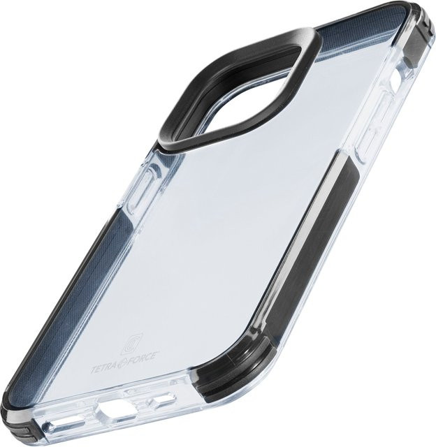 Hard Case Tetra Force Strong Guard Schutzhülle für Apple iPhone 14 in Transparent/Schwarz - Bild 1