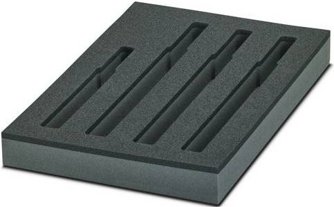 Phoenix Contact 1194542 Werkbank-Schaumstoffeinlage, grau, B/H/T: 21,0 x 3,0 x 30,5 cm - Bild 1