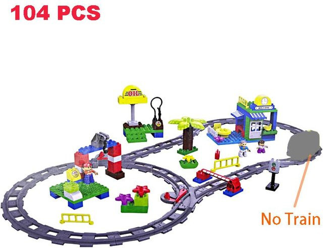 Yiran toy Zugsets DIY Eisenbahnschiene, Bausteine, ab 3 Jahre - Bild 1