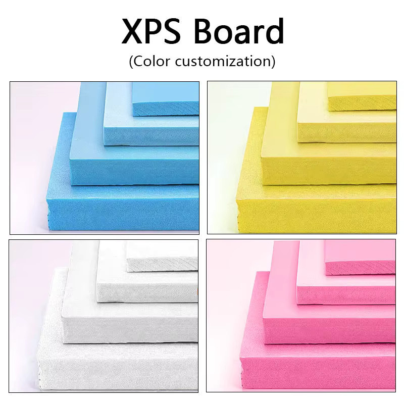 XPS-Dämmplatte aus extrudiertem Polystyrol, Blau, B/T/H: 180 x 180 x 60 cm, B1 Feuerfest und Wasserdicht für Dach, Wand und Boden - Bild 2