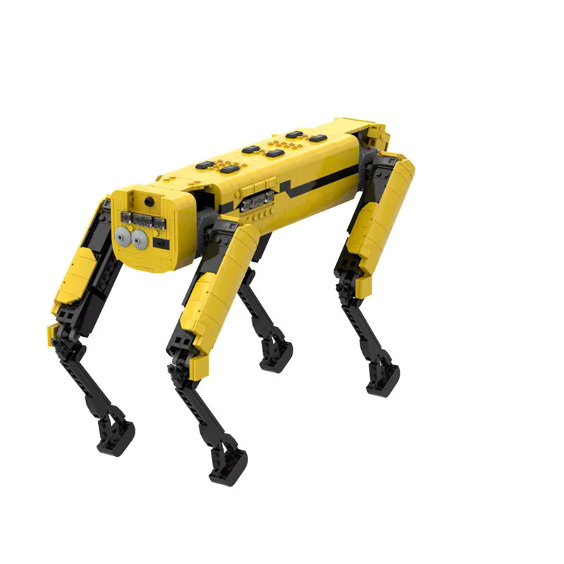 GOBRICKS MOC Boston Dynamics Spot Roboter Modell Baustein Gelb - Bild 2