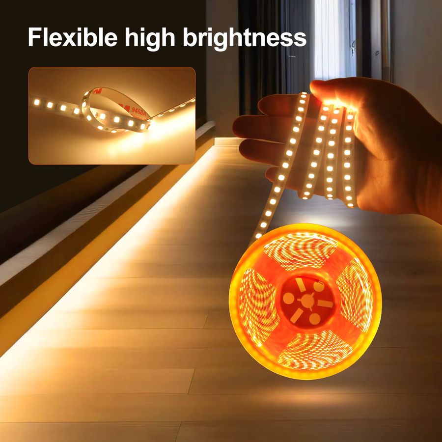 GAHADA Vollspektrum LED-Streifenlicht 24V mit Augenschutz, 2835 LEDs, RA98, wählbar in Warmweiß, Naturweiß oder Kaltweiß, 5m oder 10m Länge - Bild 5