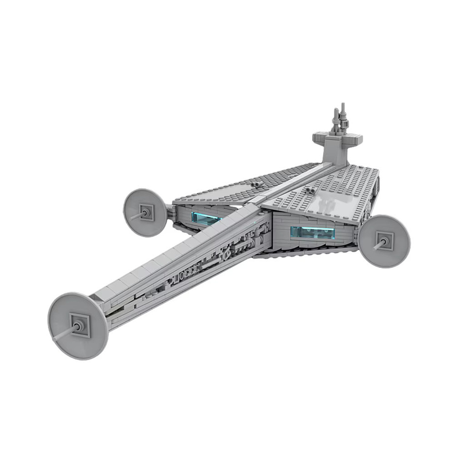 GOBRICKS Cantwell-Klasse Ableiter Raumschiff, Baustein, 1:1455, Weltraum - Bild 3