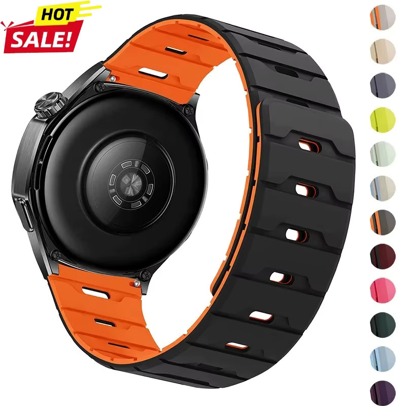 CHIICSMART Uhrenarmband Silikon, Magnetisch, Weiß, Unisex - Bild 4