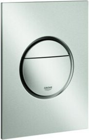 Grohe Abdeckplatte Nova Cosmopolitan S für senkrechte Montage in Supersteel/Brushed Steel, Farbe Silber - Bild 1