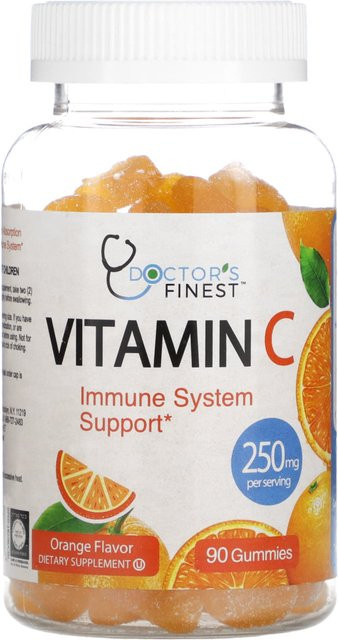 Doctor's Finest Vitamin C Orange Gummibärchen 90 g - Bild 1