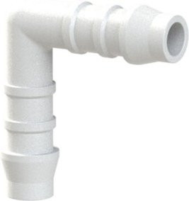 Riegler Winkel-Schlauchverbindungsstutzen aus Kunststoff für Schlauch LW 19 mm in Weiß - Bild 1